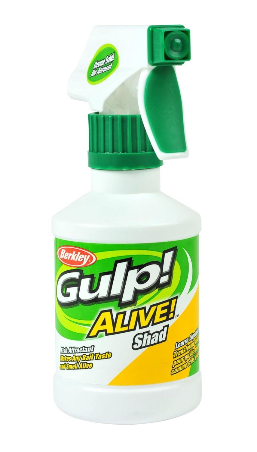 image:imageBerkley Gulp Alive Fish Attractant Spray Gulp with Nightcrawler EasytoUse Trigger Spray Bottle Extreme Scent Dispersion Works Great with Soft Bait Hard Bait and Live BaitHerring