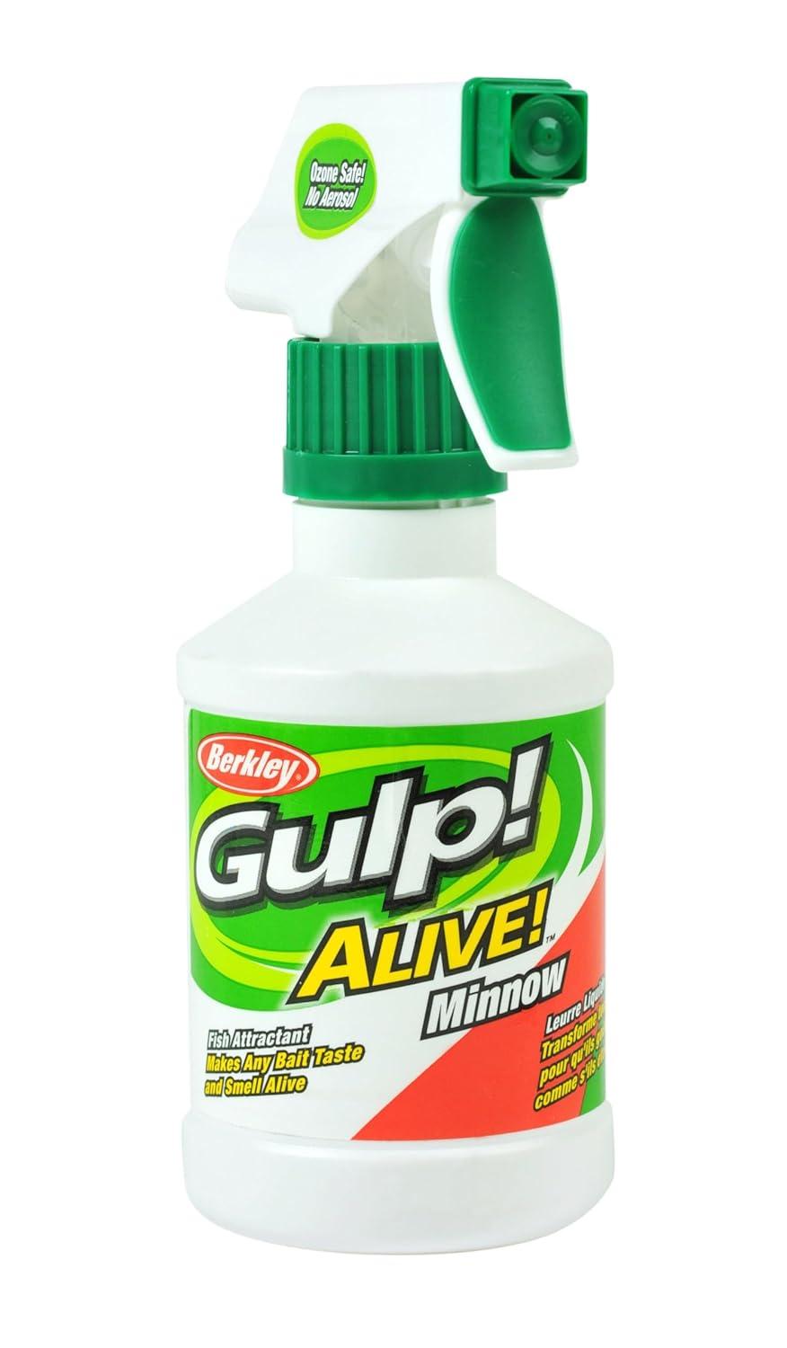 image:imageBerkley Gulp Alive Fish Attractant Spray Gulp with Nightcrawler EasytoUse Trigger Spray Bottle Extreme Scent Dispersion Works Great with Soft Bait Hard Bait and Live BaitHerring