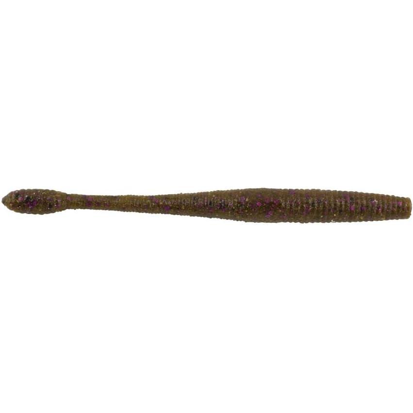 image:imageBerkley Berkley PowerBait MaxScent Hit WormGreen Pumpkin Purple Fleck