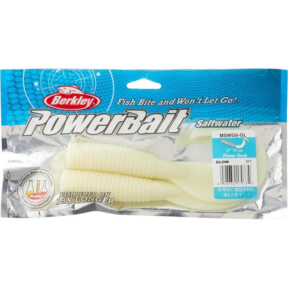 image:imageBerkley PowerBait Grub Glow 8