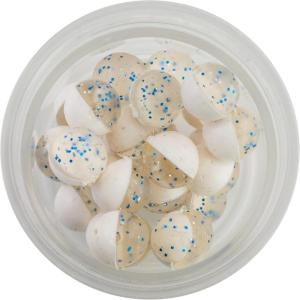 Power Clear Eggs Floating, Clear Green Purple-Pink/Garlic, 5 oz Small Jar- 1(Clear Silver Blue-Fl. White/Garlic)