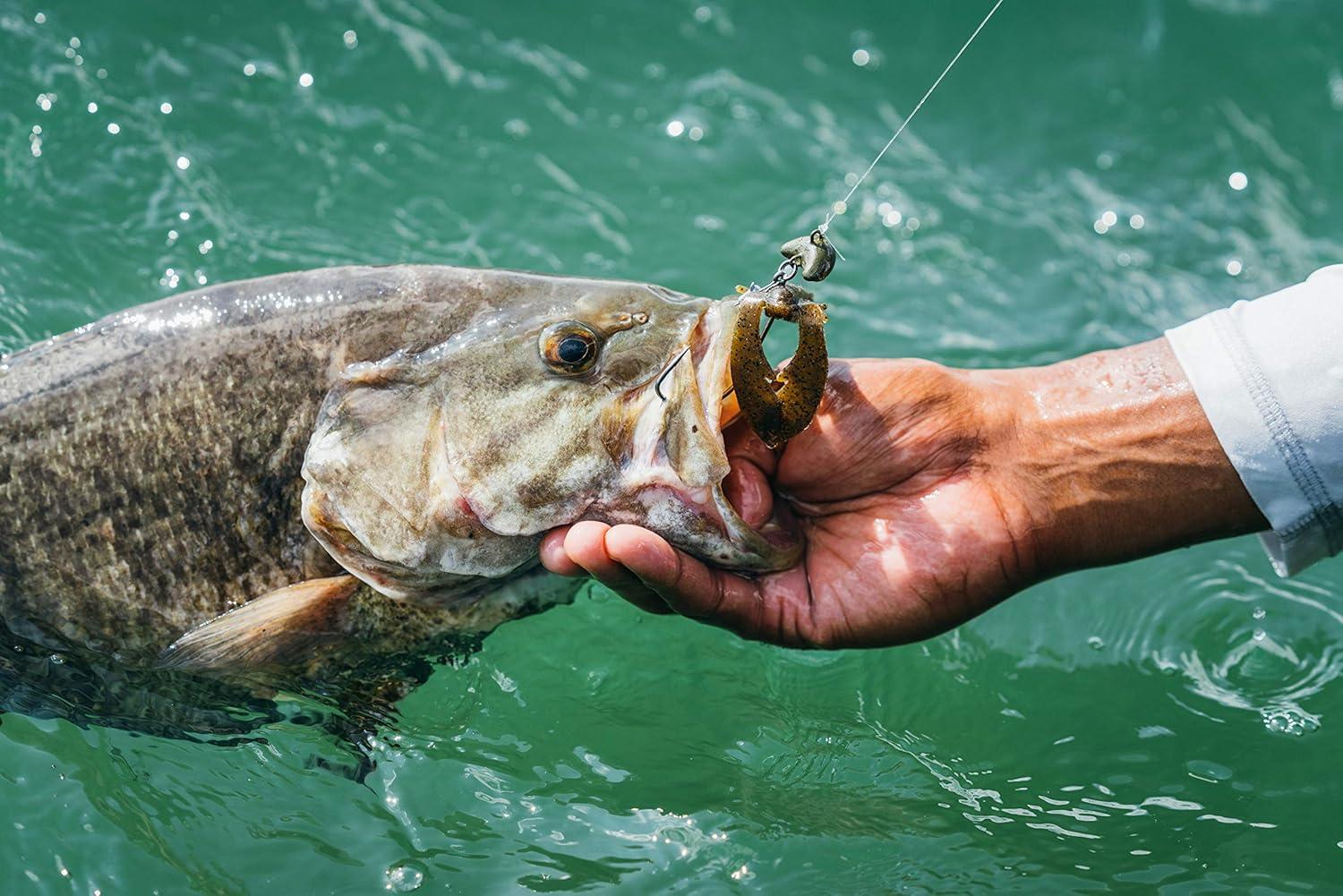 image:imageBerkley PowerBait Chigger Craw Black Blue Fleck 4 9 Count