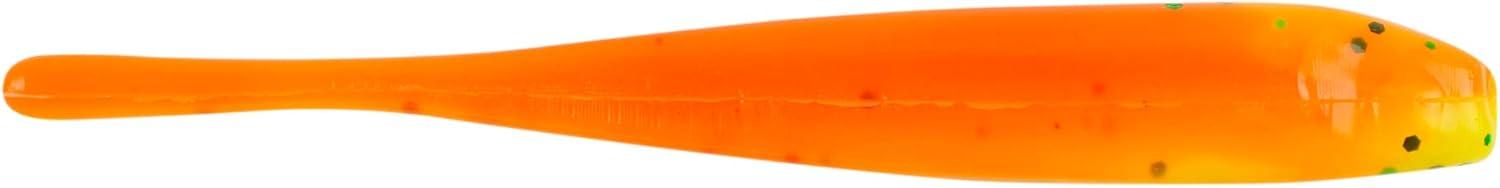 image:imageBerkley PowerBait Pro Twitchtail Minnow Fishing Bait Chartreuse Black FleckOrange 3in 8cm Irresistible Scent amp Flavor Realistic Profile Ideal for Bass Walleye Trout and More