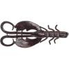 Berkley PowerBait Crazy Legs Chigger Craw Soft Plastic Lure, 8 Pack, Bass Fishing(Black Red Fleck)