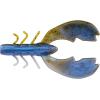 Berkley PowerBait Crazy Legs Chigger Craw Soft Plastic Lure, 8 Pack, Bass Fishing(Blue Craw)