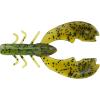Berkley PowerBait Crazy Legs Chigger Craw Soft Plastic Lure, 8 Pack, Bass Fishing(Summer Craw)