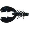 Berkley PowerBait Chigger Craw , Black Blue Fleck, 4″ (9 Count)