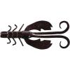 Berkley PowerBait Crazy Legs Chigger Craw Soft Plastic Lure, 8 Pack, Bass Fishing(Black Red Fleck)