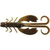 Berkley PowerBait Crazy Legs Chigger Craw Soft Plastic Lure, 8 Pack, Bass Fishing(Green Pumpkin)