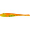 Berkley PowerBait Pro Twitchtail Minnow Fishing Bait, Chartreuse Black Fleck-Orange, 3in | 8cm, Irresistible Scent & Flavor, Realistic Profile, Ideal for Bass, Walleye, Trout and More