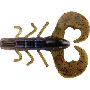 Berkley PowerBait Chigger Bug Fishing Soft Bait(IKE’s Green Pumpkin Blue Flash)
