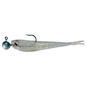 Berkley PowerBait Power Minnow Fishing Bait, Smelt, 2in | 5cm, Irresistible Scent & Flavor, Realistic Action, Split Tail Design, Ideal for Bass, Walleye, Trout, Panfish Species and More