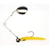 Johnson Beetle Spin Nickel Blade Yellow with Black Spots, 1-1/8-Inch