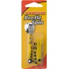 Johnson Beetle Spin Nickel Blade Yellow with Black Spots, 1-1/8-Inch