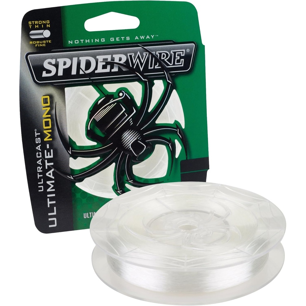 image:imageSpiderWire Ultracast Ultimate Mono Clear 8lb 36kg Break Strength 330yd 30 m Fishing Line Suitable for Saltwater and Freshwater Environments High StrengthtoDiameter Ratio 15 StretchClear